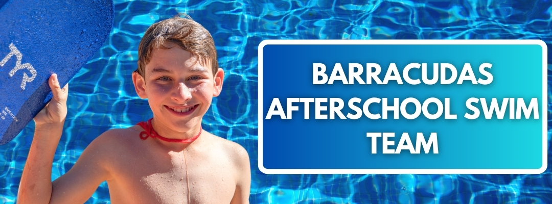 decorative Barracudas Swim Team banner.