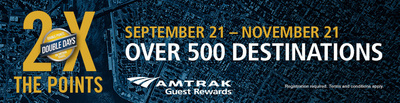 Amtrak Double Day Rewards