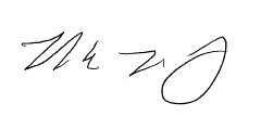 Rob's signature