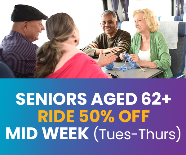 Seniors Ride Half-Off Midweek
