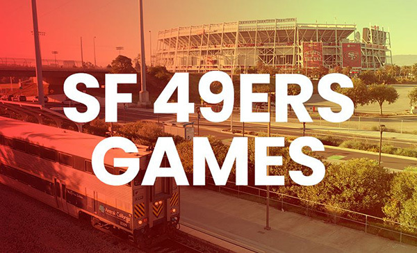 Special Train Schedule for 49ers 23-24 Season Home Games at Levi's Stadium!