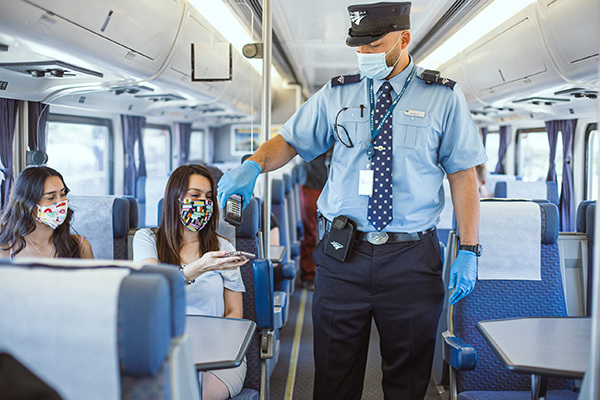 Conductor Scanning Ticket