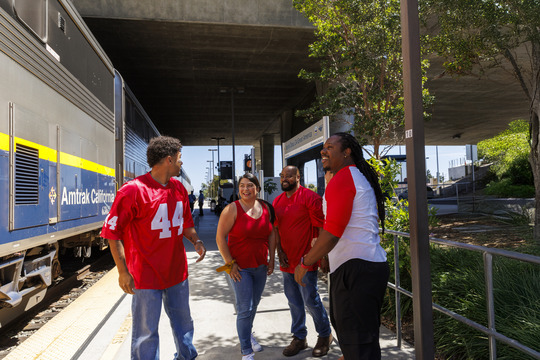 Getting to the 49er Game from Capitol Corridor
