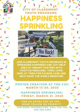 YAC Happiness Sprinkling Flyer