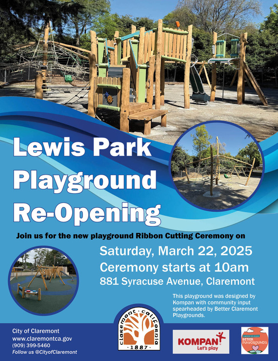 Lewis Park Playground reopening