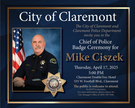 Police Chief Badge Ceremony