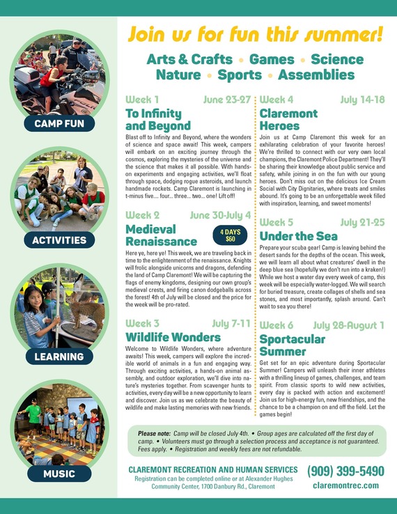 Camp Claremont 2025
