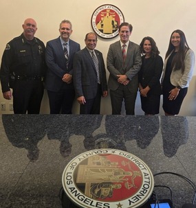 DA Hochman with staff