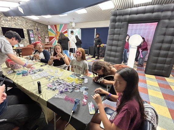 Teens at Back to School Bash