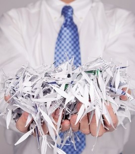 Shredding with a man in a tie