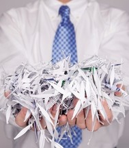 Shredding with a man in a tie