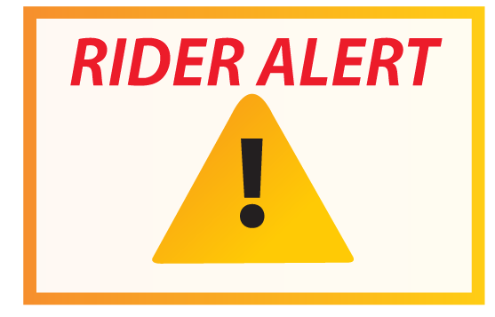 Rider Alert