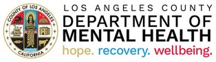 Los Angeles County Department of Mental Health logo hope recovery wellbeing