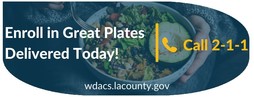 Great Plates Delivered, Dial 2-1-1