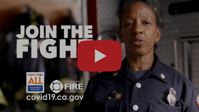 Click here for the 15-second YouTube clip, "Join the Fight" from the California #YourActionsSaveLives campaign.
