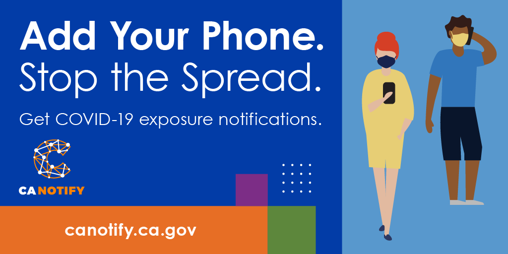 Add your phone. Stop the spread. Get COVID-19 exposure notifications. 