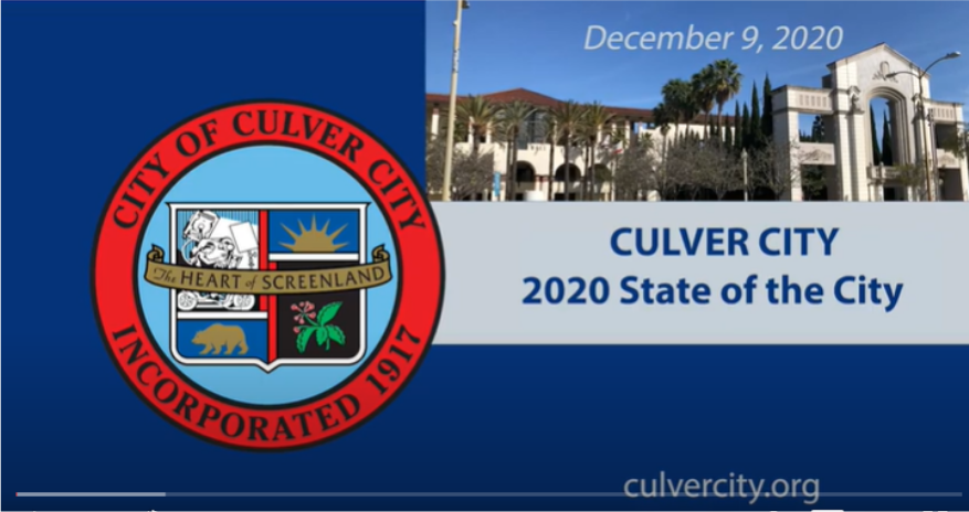December 9, 2020 Culver City State of the City culvercity.org