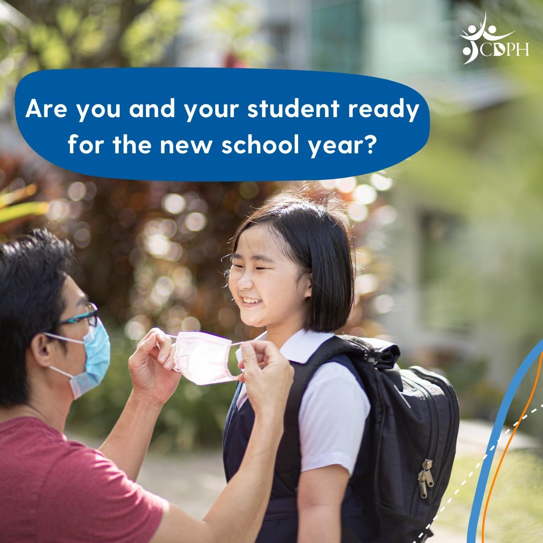 Are you and your student ready for the new school year? CDPH 