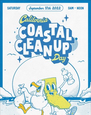 California Coastal Cleanup Day September 17, 2022 from 9 AM to Noon