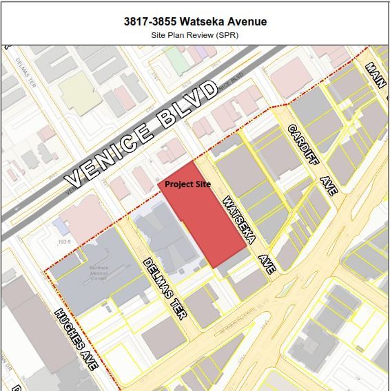 aerial map of Watseka Ave