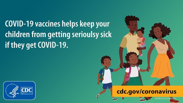 COVID-19 vaccines help keep your children from getting seriously sick if they get COVID-19. cdc.gov/coronavirus
