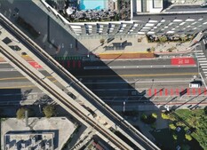 MOVE Culver City Bus and Bike Lane on Washington Boulevard