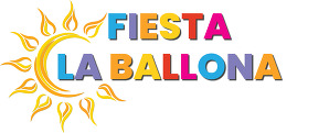Fiesta la Ballona Logo with Stylized Sun