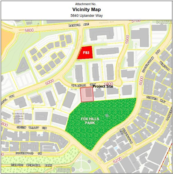 vicinity map for 5840 Uplander