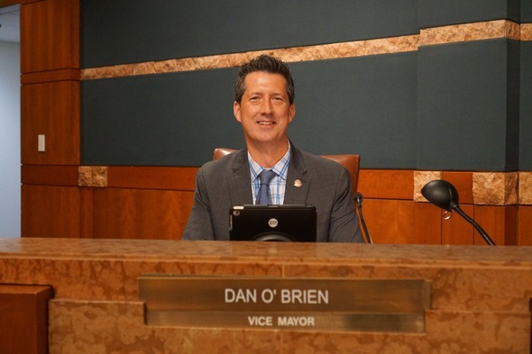 Dan O'Brien was elected Vice Mayor on Monday night.