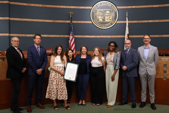 City Council poses for proclamation photo on Monday June 24