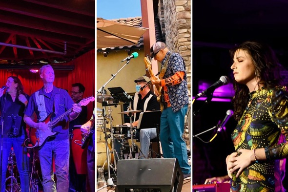 Three Photos of Musicians for Summer Sunset Music Series