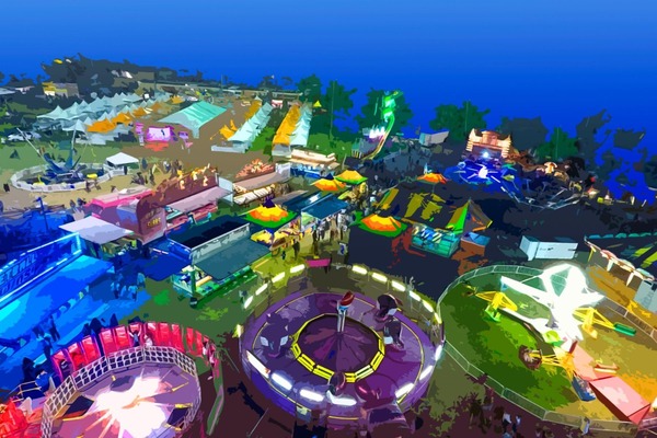 Fiesta La Ballona Illustration