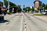 MOVE Culver City Corridor Looking toward Culver Hotel
