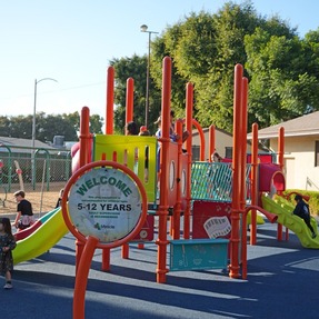 Photo of new El Marino Park playground