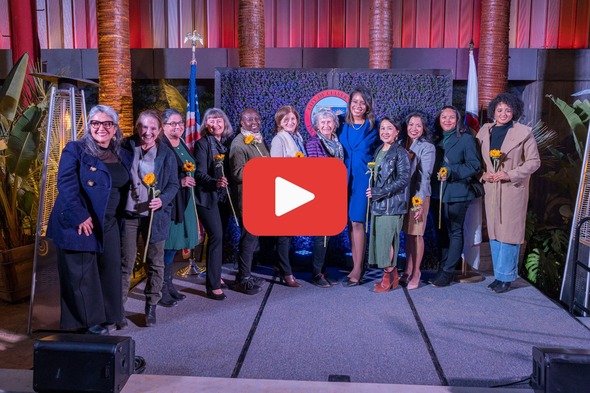 Photo of the State of the City linking to the YouTube video of the presentation