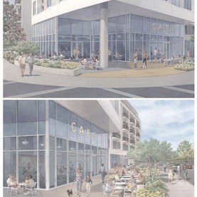 Two renderings of the 5700 Hannum project