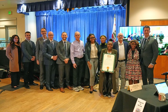 Photo of City Council proclaiming January 20th as Martin Luther King, Jr. Day