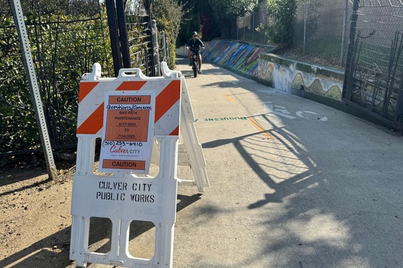 Photo of Ballona Creek bike path
