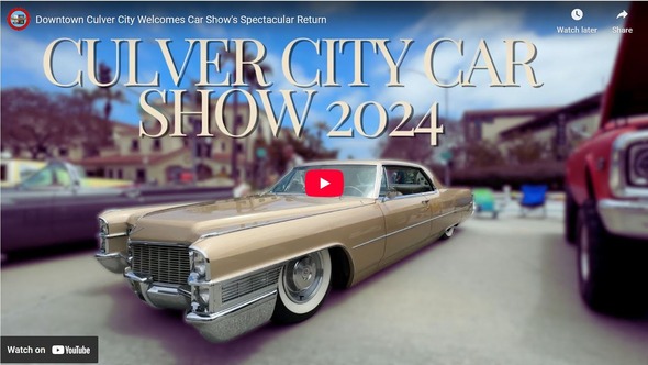 Link to Culver City Car Show recap video from 2024