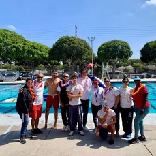 People at The Plunge