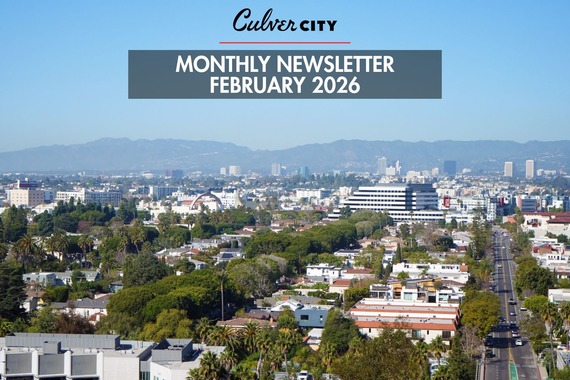 Culver City Monthly Newsletter - February 2026 Skyline Graphic