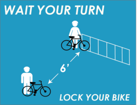 bike rack signage