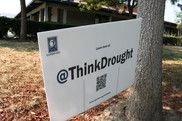 @thinkDrought yard sign