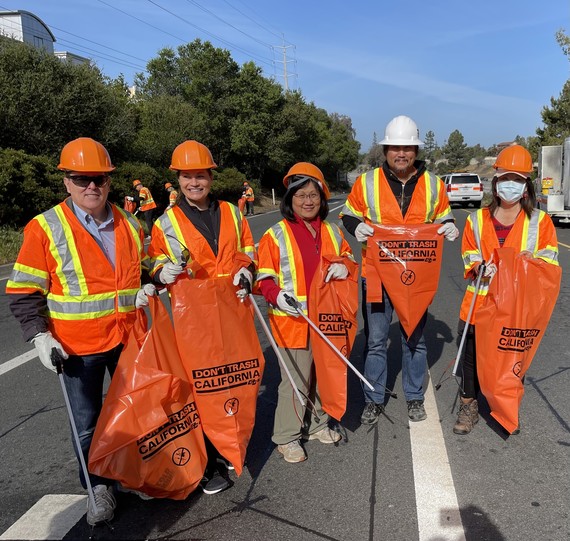 Cupertino Highway Litter Clean-Up
