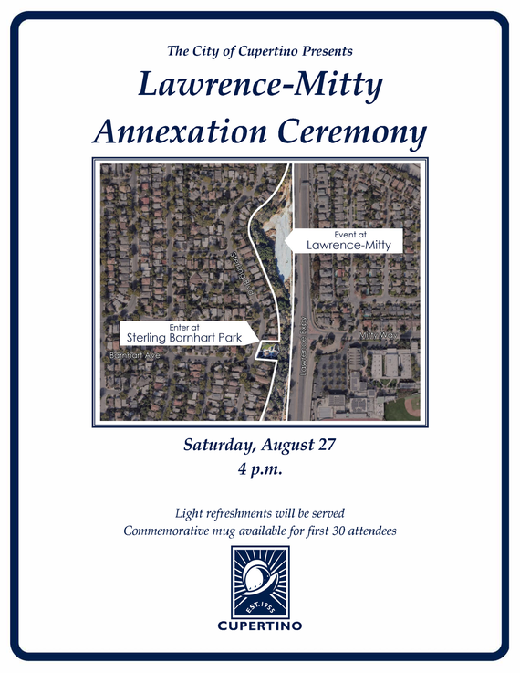 Lawrence-Mitty Annexation Ceremony