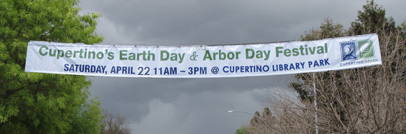 Cupertino Earth Day Festival April 22 Banner
