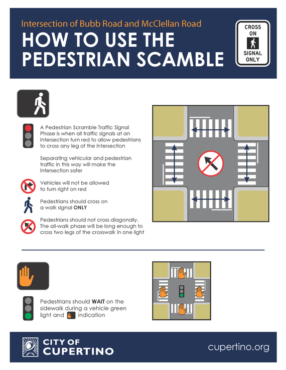 Pedestrian Scramble
