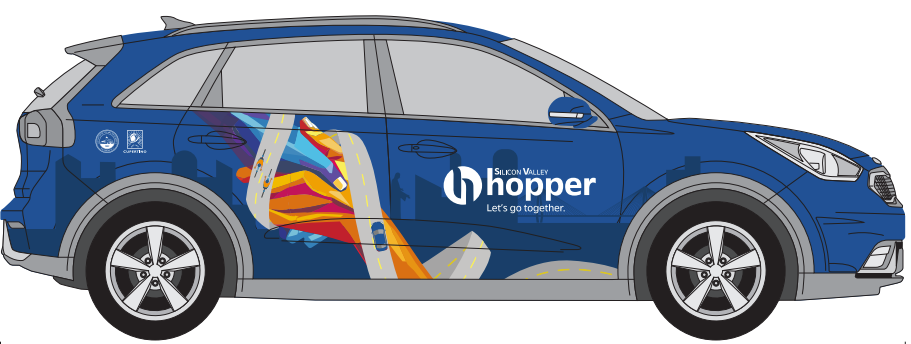 silicon valley hopper shuttle car