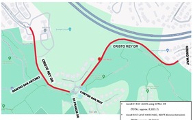 Christo Rey Bike Lane Map