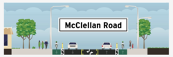 McClellan street sign image